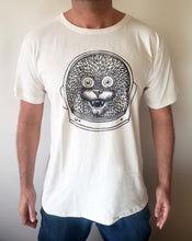 Load image into Gallery viewer, White T-shit (black and white artwork)