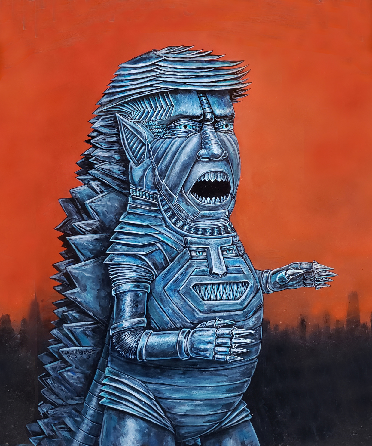 Mecha Trumpzilla / Pablo Etchepare