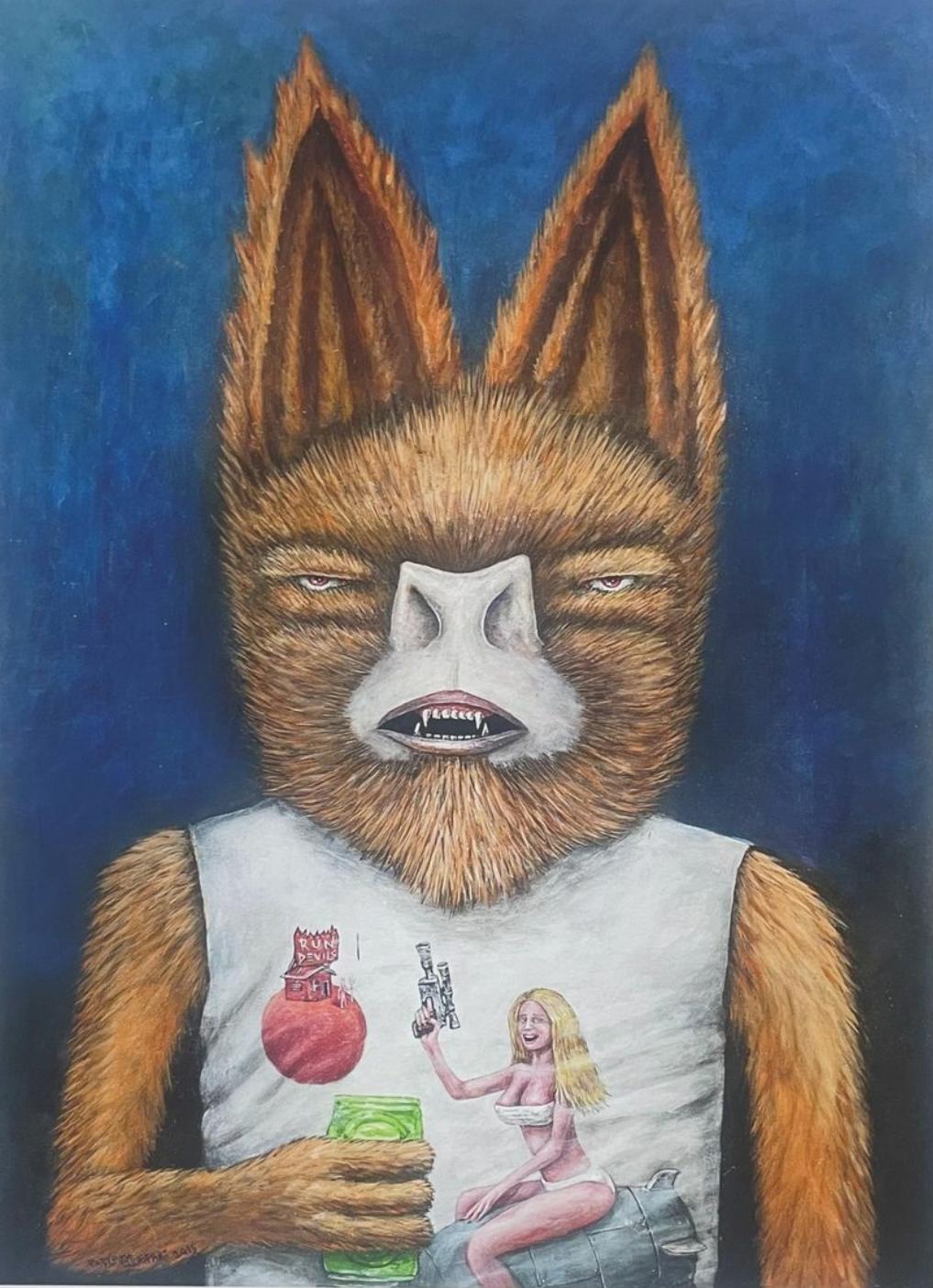 Pissed off Batwolf - original, Pablo Etchepare