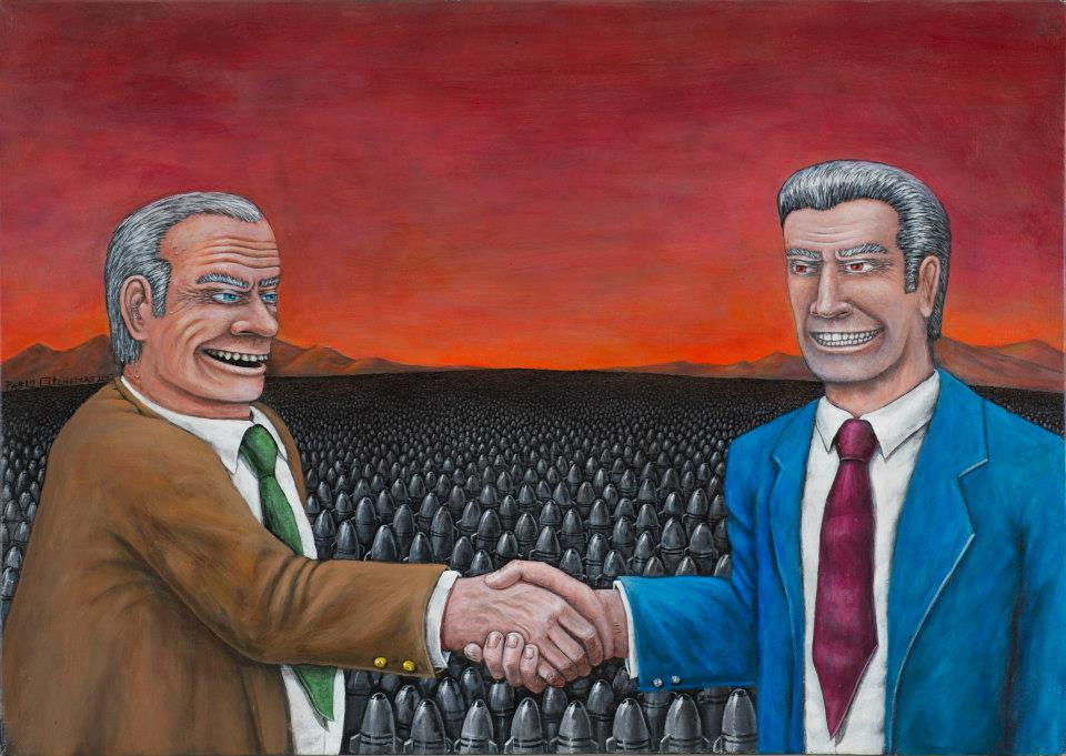 War Valley Handshake / Pablo Etchepare