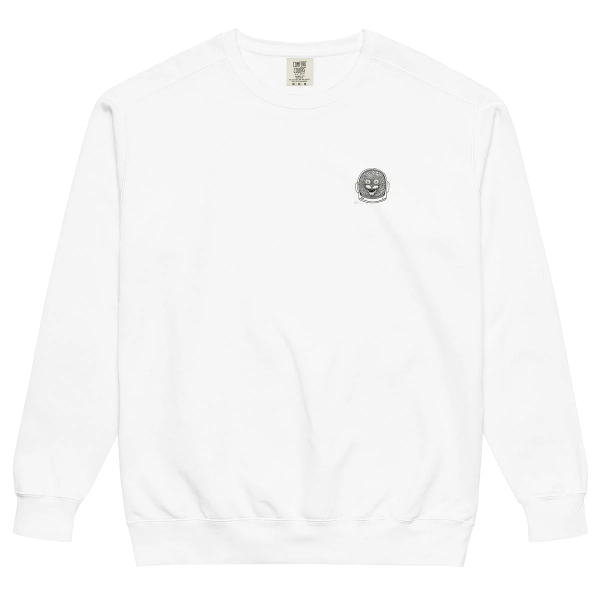 Balloney garment-dyed sweatshirt, front view